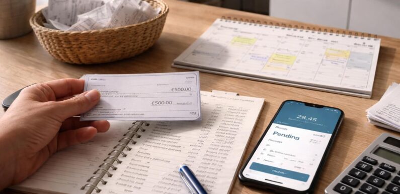 Impact du délai d&rsquo;encaissement du chèque au supermarché sur votre budget mensuel