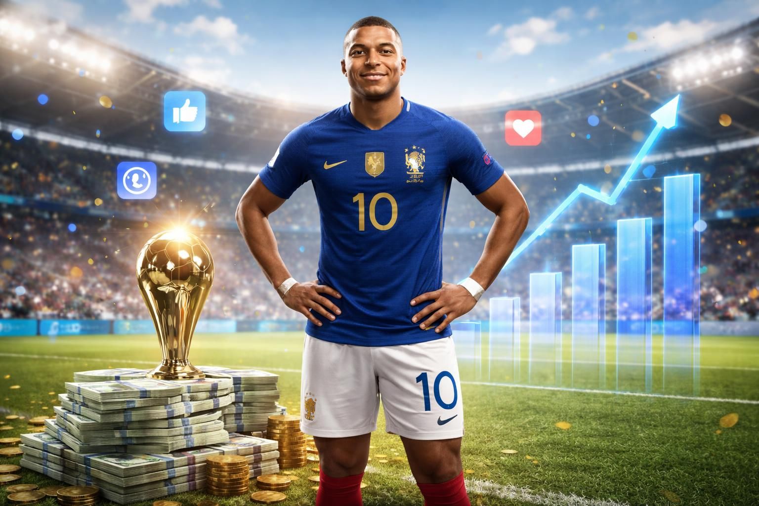 découvrez le salaire mensuel de mbappé et les raisons de sa popularité mondiale, entre performance sportive et image médiatique.