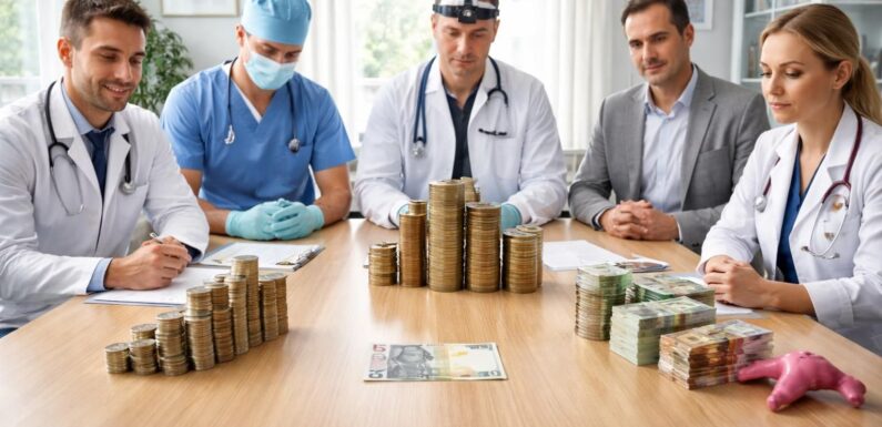Sur 25 euros combien touche un médecin : comparaison entre différentes spécialités