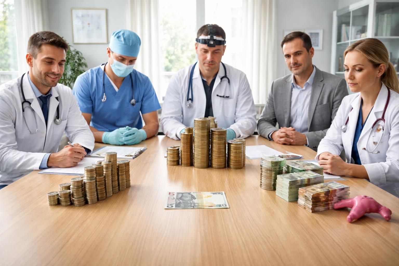 découvrez combien un médecin gagne réellement sur 25 euros facturés selon différentes spécialités médicales. analyse comparative détaillée des revenus des médecins.