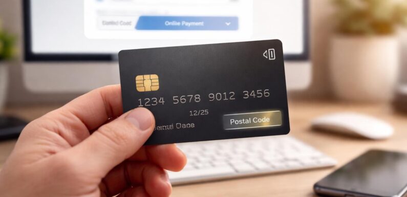 Pourquoi le code postale sur la carte bancaire est essentiel pour vos achats en ligne