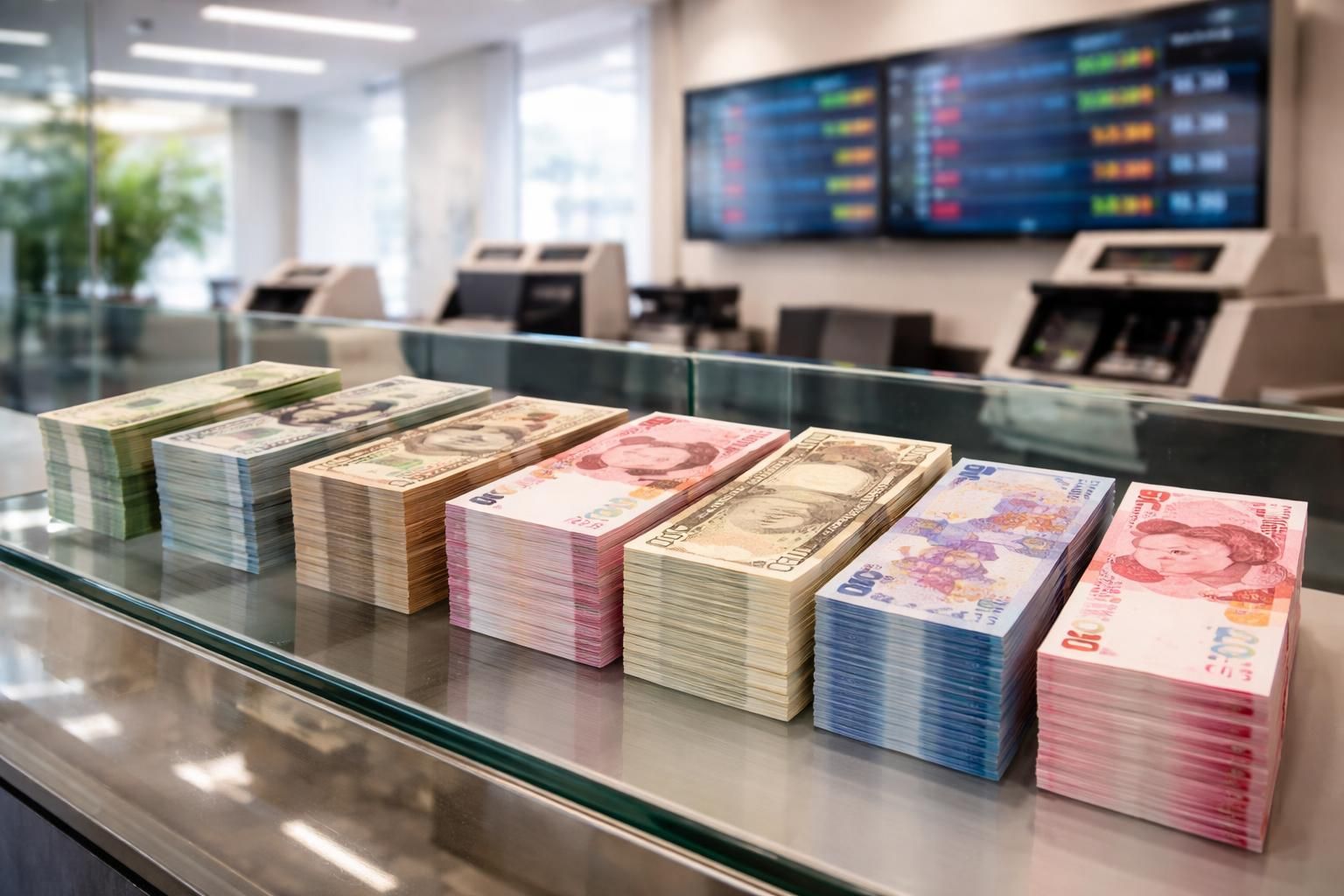 découvrez les différentes devises disponibles dans les bureaux de change pour préparer vos voyages et gérer vos transactions en toute simplicité.