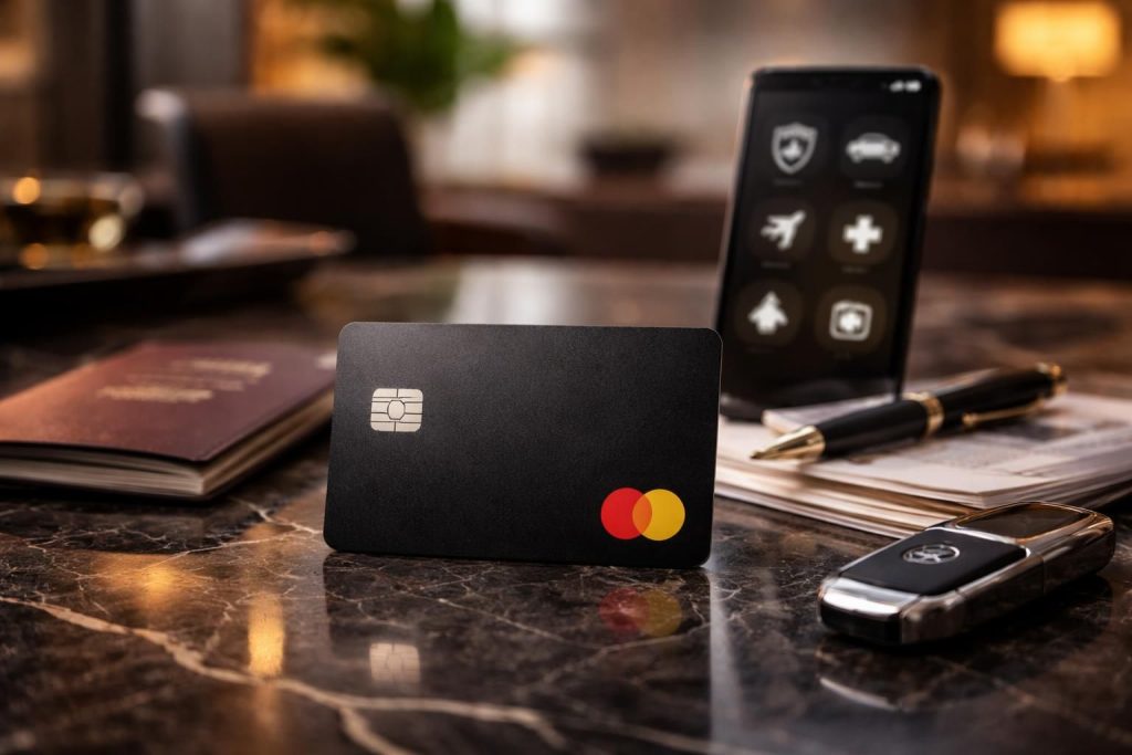 découvrez tout sur la black card mastercard : services exclusifs, assurances complètes et notre comparatif pour choisir la meilleure carte premium.