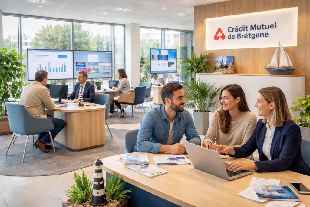 découvrez les services bancaires du crédit mutuel de bretagne : comptes, prêts, assurances et solutions adaptées à vos besoins financiers.