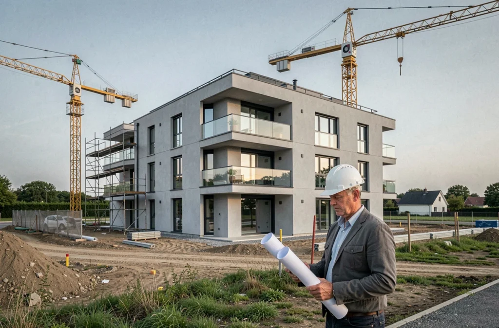Chargé de projet COGEDIM Résidences supervisant la construction d'un programme immobilier neuf dans le Val-d'Oise